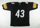 Troy Polamalu Signed Pittsburgh Steelers Jersey (Beckett COA) 8xPro Bowl D.B.