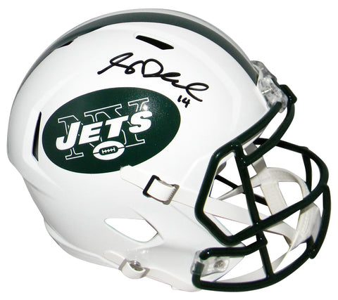 SAM DARNOLD AUTOGRAPHED SIGNED NEW YORK JETS FULL SIZE SPEED HELMET BECKETT