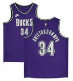 GIANNIS ANTETOKOUNMPO Bucks 2022-23 Autographed Classic Edition Jersey FANATICS