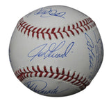 2009 New York Yankees Team Signed World Series Baseball 9 Sigs Steiner 33947