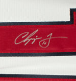 Chipper Jones Signed Atlanta Braves White Majestic Cool Base Baseball Jersey JSA