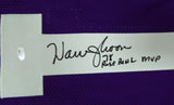 WASHINGTON WARREN MOON AUTOGRAPHED FRAMED PURPLE JERSEY "78 ROSE" MCS 177850