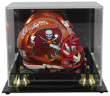 Buccaneers Warren Sapp "HOF 13" Signed Flash Speed Mini Helmet W/ Case BAS Wit