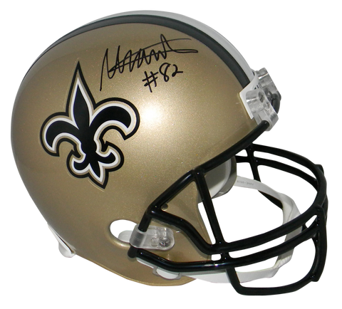 ADAM TRAUTMAN SIGNED AUTOGRAPHED NEW ORLEANS SAINTS FULL SIZE HELMET BECKETT