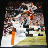 DESHAUN WATSON AUTOGRAPHED SIGNED CLEMSON TIGERS VS ALABAMA 16x20 PHOTO BECKETT