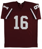 Jim Plunkett Signed Stanford Cardinal Jersey (Beckett) 1970 Heisman Trophy / Q.B