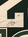 FRAMED MICHIGAN STATE SPARTANS LE'VEON BELL AUTOGRAPHED SIGNED JERSEY PSA COA