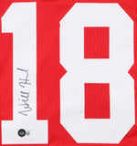 Will Howard Signed Ohio State Buckeyes Jersey (Beckett) 2024 Starting QB