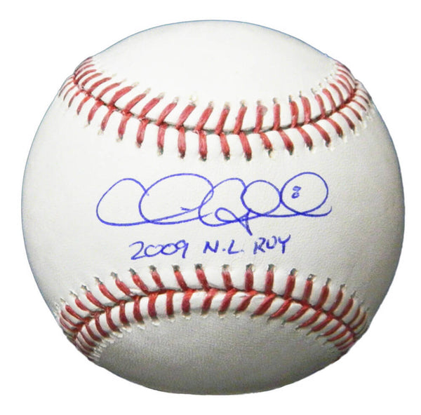 Marlins CHRIS COGHLAN Signed Rawlings Official MLB Baseball w/2009 NL ROY - SS