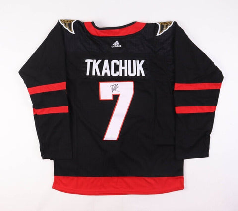 Brady Tkachuk Signed Senator Captains Jersey (JSA COA) Ottawa 4th Over Pick 2018