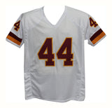 John Riggins Autographed/Signed Pro Style White XL Jersey Beckett 35525