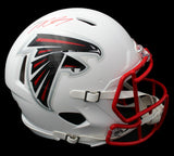 Michael Vick Signed Atlanta Falcons Speed Authentic White Matte NFL Helmet