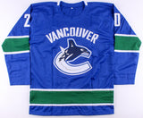 Brandon Sutter Signed Canucks Jersey (Beckett COA) Playing career 2008-present