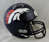 Jake Plummer Autographed Denver Broncos F/S Helmet- Beckett Auth *Silver