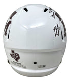 Johnny Manziel Signed Texas A&M Full Size Speed Replica Helmet w/ 3 Insc BAS ITP