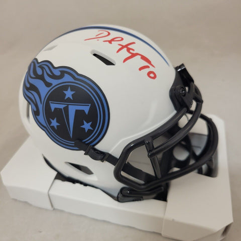 DEANDRE HOPKINS SIGNED TENNESSEE TITANS LUNAR ECLIPSE SPEED MINI HELMET BECKETT