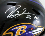 Ray Lewis Signed Baltimore Ravens F/S Speed Helmet w/ HOF- Beckett W Hologram