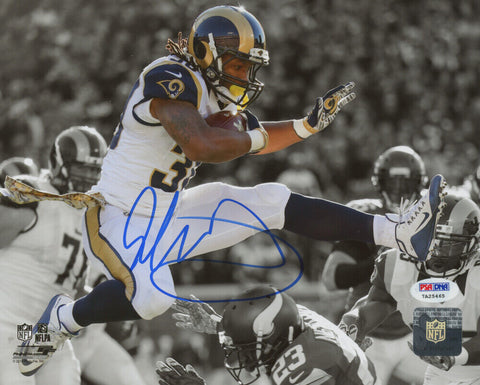 Todd Gurley II Signed Los Angeles Rams 8x10 Photo (PSA COA) Super Bowl LIII R.B.