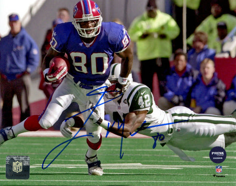 Eric Moulds Autographed/Signed Buffalo Bills 8x10 Photo Prova 35542