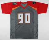 Jason Pierre-Paul Signed Buccaneers Throwback Jersey (JSA) Tampa Bay O.L.B.