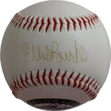 Ellis Burks Autographed Colorado Rockies Logo Baseball Beckett 44352