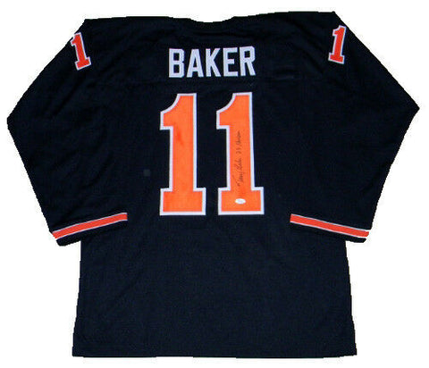 TERRY BAKER SIGNED AUTOGRAPHED OREGON STATE BEAVERS #11 THROWBACK JERSEY JSA