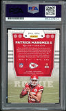 2017 Panini #104 Patrick Mahomes RC Rookie On Card PSA/DNA Auto GEM MINT 10