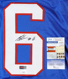 Bryce Ford-Wheaton Signed New York Giants Jersey (JSA COA) Ex-West Virginia W.R.