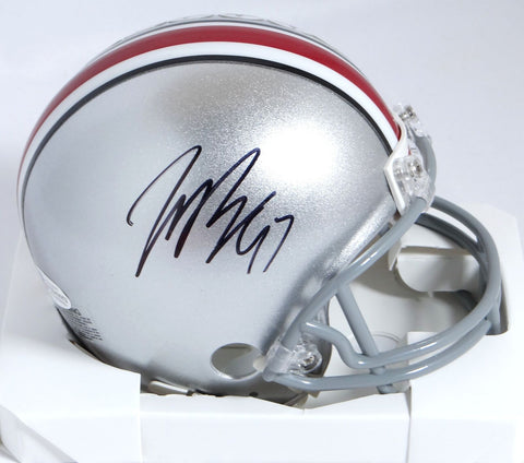 Joey Bosa Autographed Ohio State Buckeyes Mini Helmet- Beckett W *Black