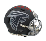 Michael Penix Jr. Signed Atlanta Falcons Speed Slate NFL Mini Helmet