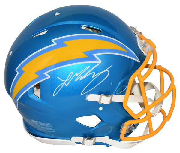 LADD McCONKEY SIGNED LOS ANGELES CHARGERS FLASH AUTHENTIC HELMET BECKETT