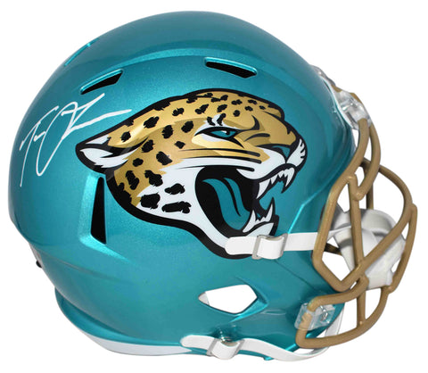 TREVOR LAWRENCE SIGNED JACKSONVILLE JAGUARS FLASH FULL SIZE HELMET FANATICS