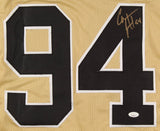 Cameron Jordan Signed New Orleans Saints Gold Jersey (JSA COA) 3xPro Bowl D.E.