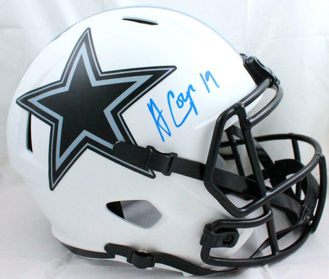 Amari Cooper Signed F/S Dallas Cowboys Lunar Speed Helmet-Beckett W Hologram