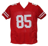 George Kittle Autographed/Signed Pro Style Red XL Jersey BAS 26014