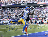 Odell Beckham Jr Signed Rams 16x20 Super Bowl LVI Photo SB LVI 1st TD Insc BAS