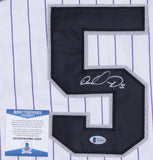 Carlos Gonzalez Signed Colorado Rockies Majestic MLB Jersey (Beckett COA)