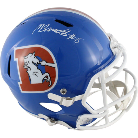 Nik Bonitto Autographed/Signed Denver Broncos Throwback F/S Helmet Beckett 49128