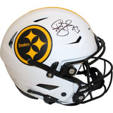 Troy Polamalu Autographed Pittsburgh Steelers Lunar SpeedFlex Helmet BAS 46483