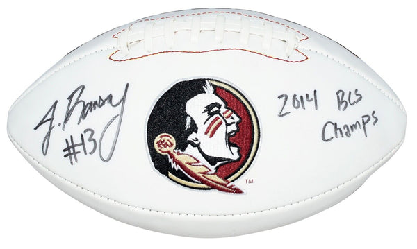 JALEN RAMSEY SIGNED FLORIDA STATE SEMINOLES LOGO FOOTBALL W/ 2014 BCS CHAMPS