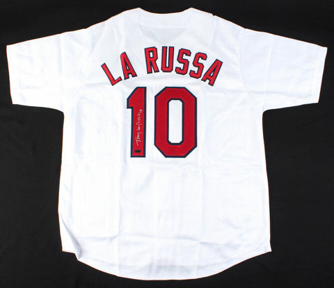 Tony LaRussa Signed St. Louis Cardinals Jersey (Leaf COA) Hall of Fame Manager