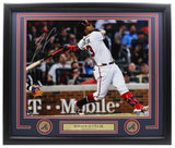 Ronald Acuna Jr. Signed Framed Atlanta Braves 16x20 Photo BAS ITP