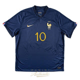 Kylian Mbappe Autographed 2022 France National Team Replica Home Jersey Panini