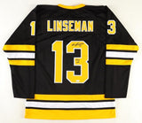 Ken Linseman Signed Boston Bruins Jersey "Top 100" (JSA COA) Veteran NHL Center