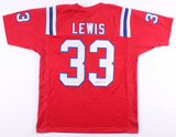 Dion Lewis Signed Patriots Jersey (JSA COA) 3 T.D's in 1 Playoff Game 01/15/17