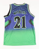 Dominique Wilkins Signed Atlanta Hawk Jersey (Steiner) 9xNBA All Star Forward