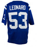 Darius Leonard Signed Indianapolis Colts Jersey (JSA COA) 2018 2nd Rd Pick / LB