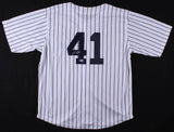 Miguel Andujar Signed New York Yankees Pinstriped Home Jersey (Beckett COA) 3.B