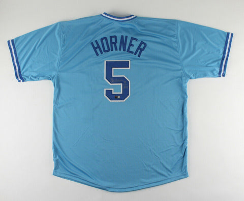 Bob Horner Signed Atlanta Braves Jersey (Tri-Star Holo) 1978 Rookie of the Year