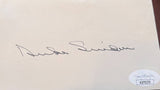 Duke Snider Autographed 3x5 Signed Index Card JSA COA